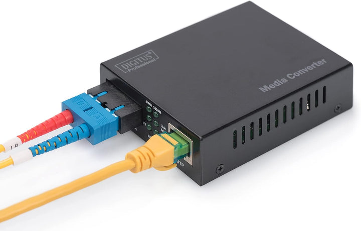 DIGITUS Medienkonverter - Multimode - Gbit Ethernet - RJ45 / SC - 850nm Wellenlänge - Bis 0.5km - Sc