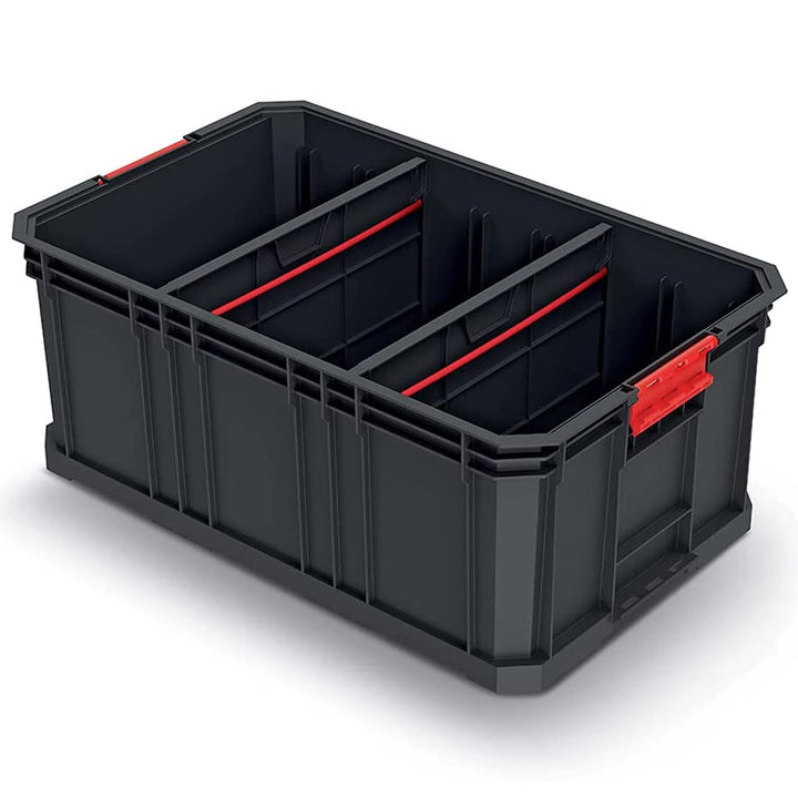 Kistenberg Transportkiste Stapelbox Werkzeugkiste Lagerkiste Aufbewahrungsbox Modulkiste (mit trennw