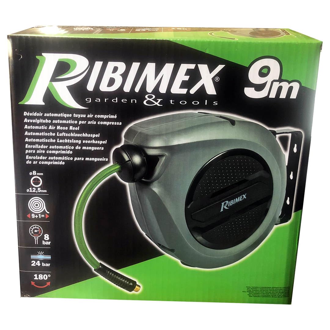 RIBIMEX - PRDATR092 - Automatische Schlauchtrommel für Druckluft - 9 m
