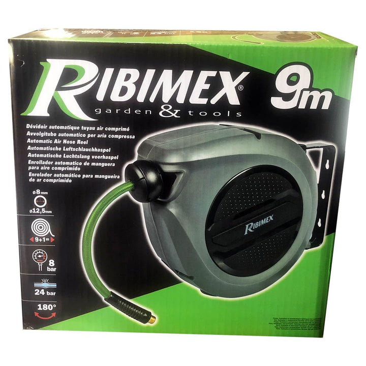 RIBIMEX - PRDATR092 - Automatische Schlauchtrommel für Druckluft - 9 m