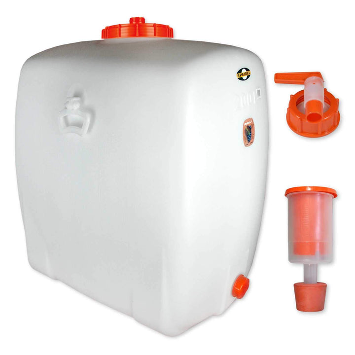 Speidel Getränkefass Oval 200 Liter mit Auslaufhahn NW15 incl. Gärspund