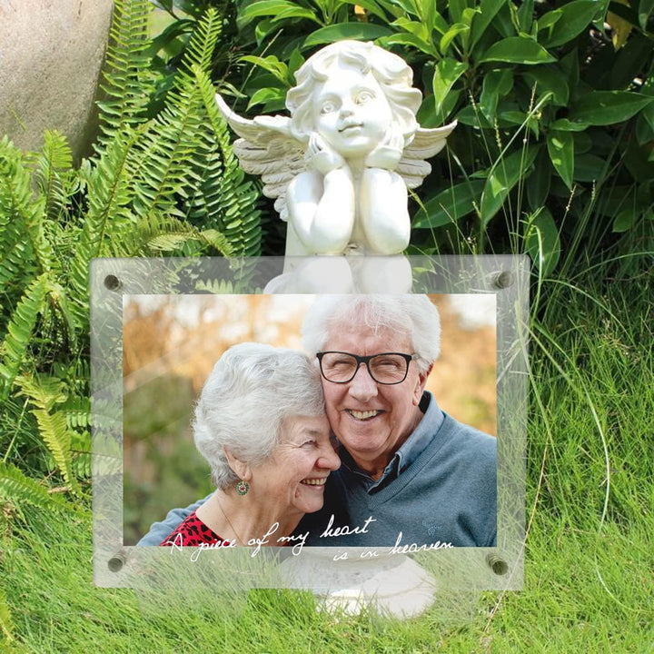 12,7 x 17,8 cm wasserdichter Bilderrahmen für Grab – Acryl für den Aussenbereich, Grabschmuck für Fr