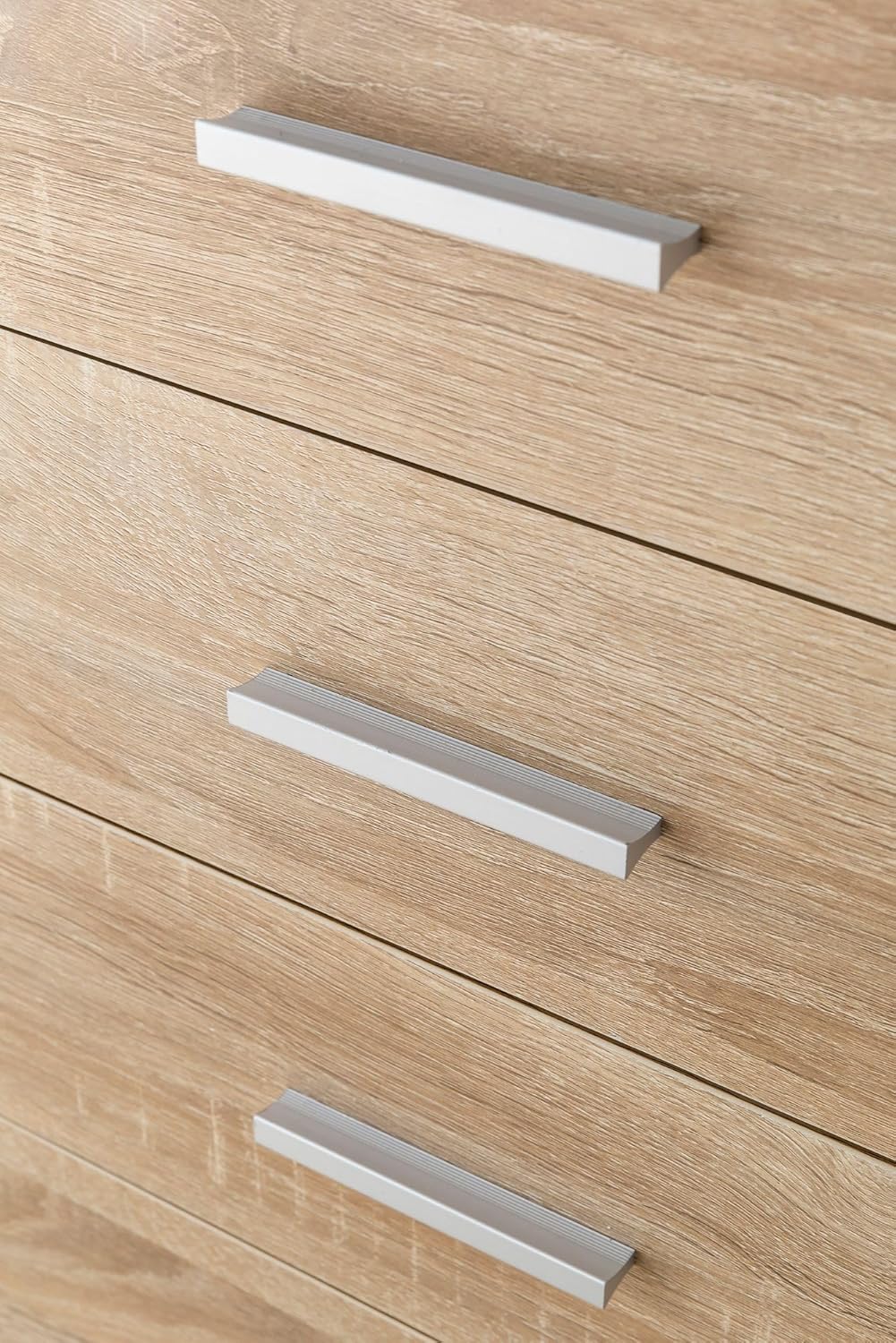 KADIMA DESIGN Rollcontainer WL5.749 40x70,5x33cm Sonoma | Schreibtisch-Container Rollschrank 4 Schub