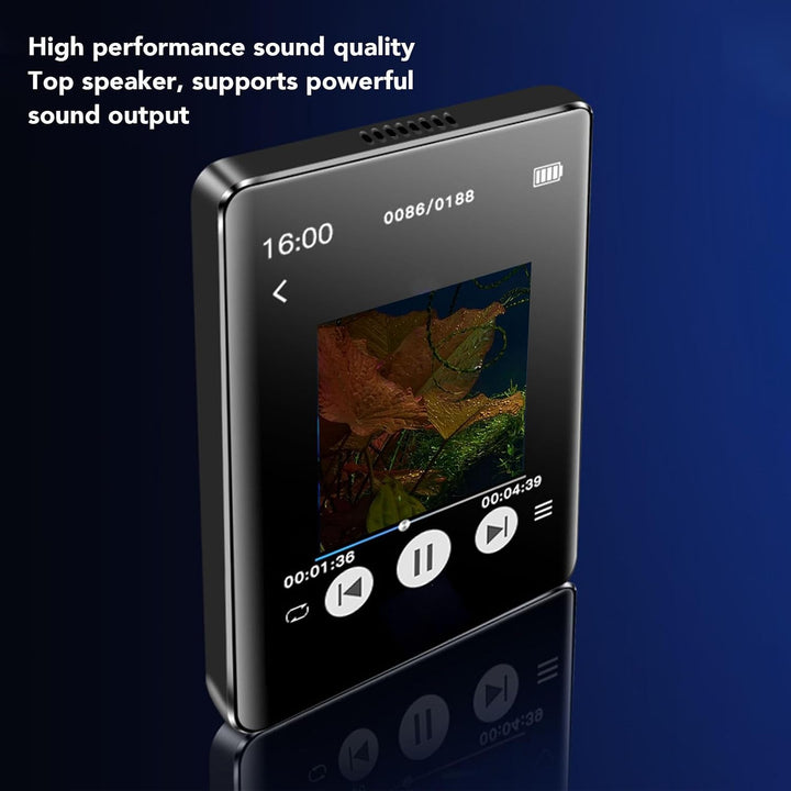 Garsent MP4 -Player, Bluetooth HD Touchscreen Music Player mit Kamera -Videobild Radio Electronic La