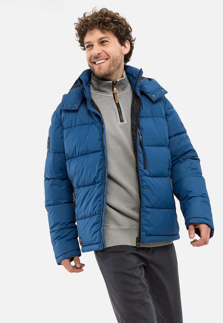 camel active Herren Steppjacke aus recyceltem Polyamid 30 Braun, 30 Braun