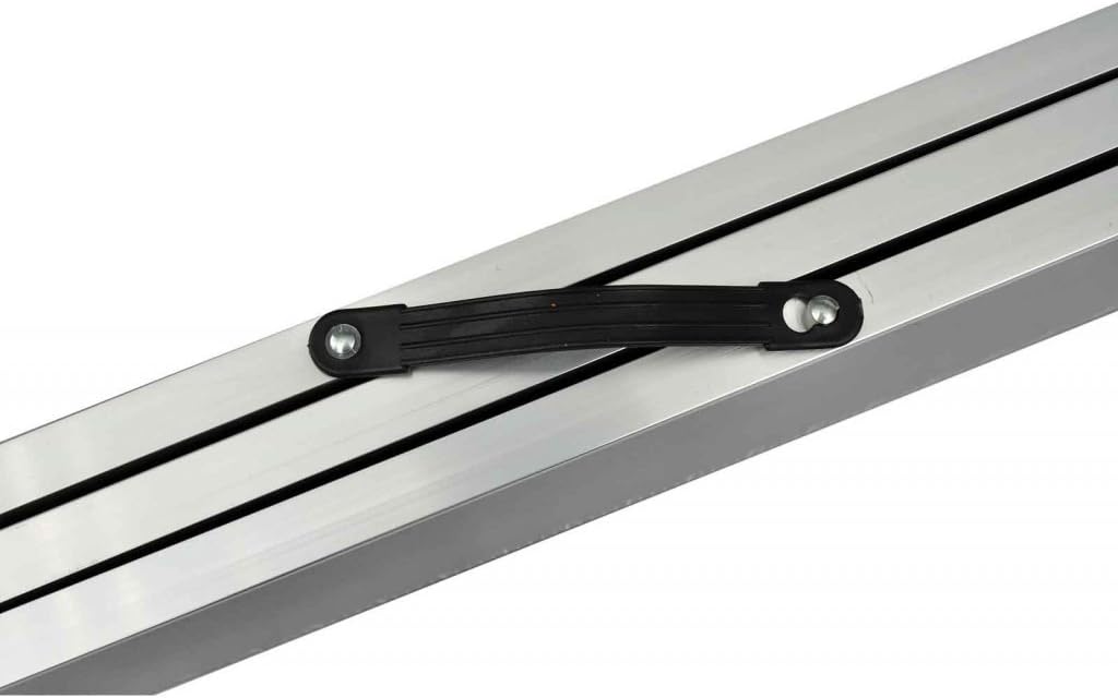 Anself Tapeziertisch Multifunktionstisch Klapptisch klappbar 3m Schwarz 3tlg.