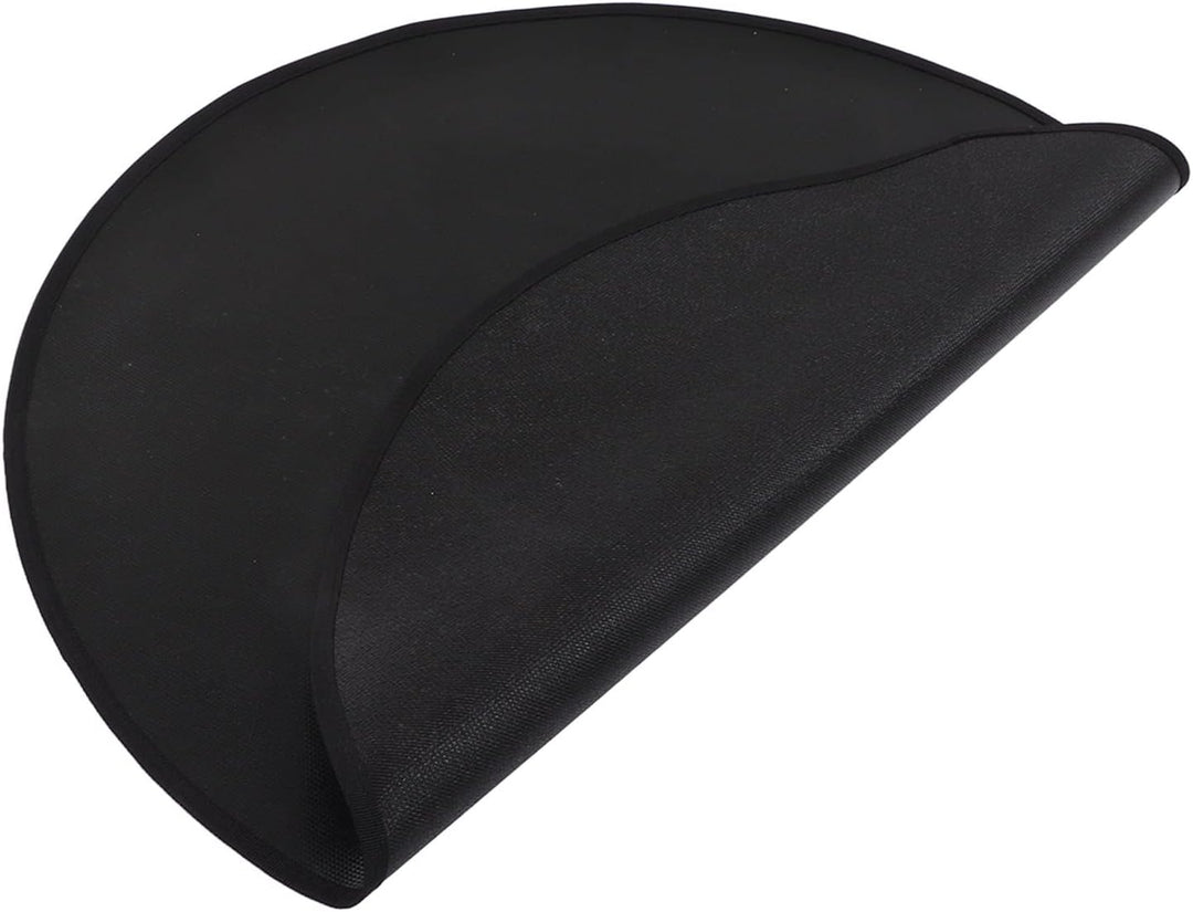 Feuerfeste Matte Outdoor, Feuerstellenmatte, Grillmatte Rund 60 cm, Hochtemperaturbeständige, Waschb