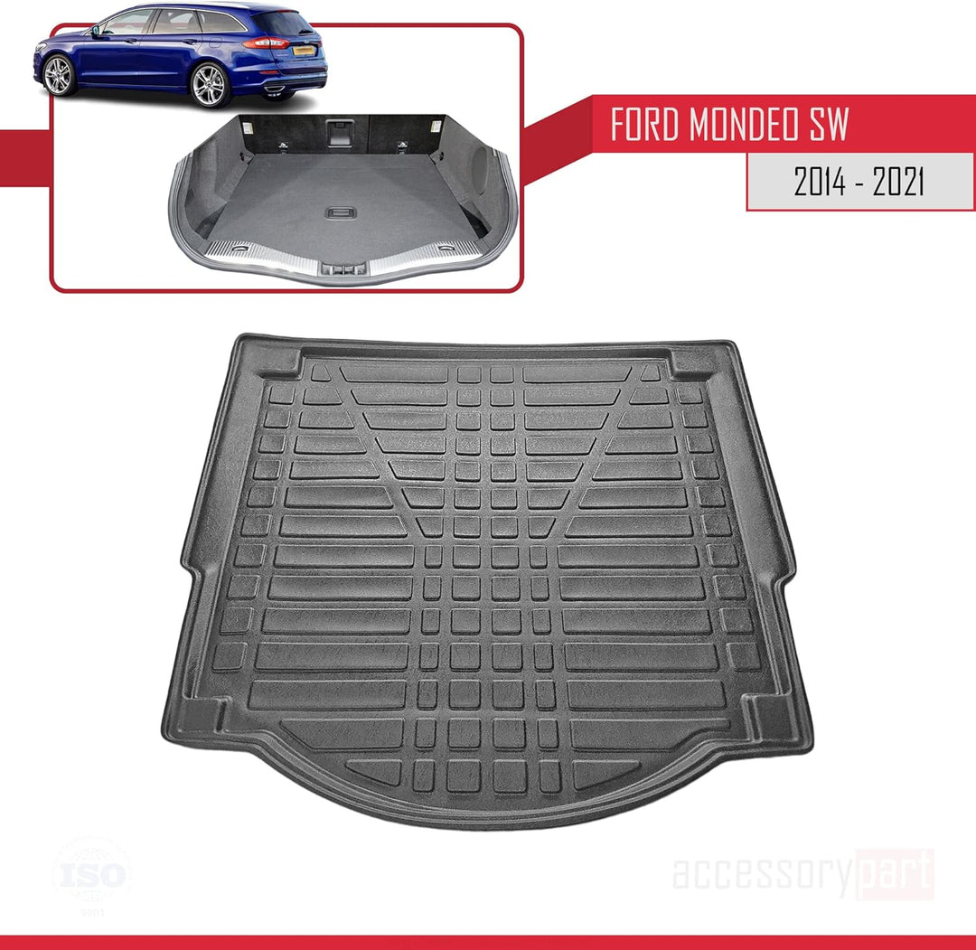 Kofferraumwanne für Ford Mondeo Estate 2014-2023 Filexibel Laderaumwanne SCHWARZ