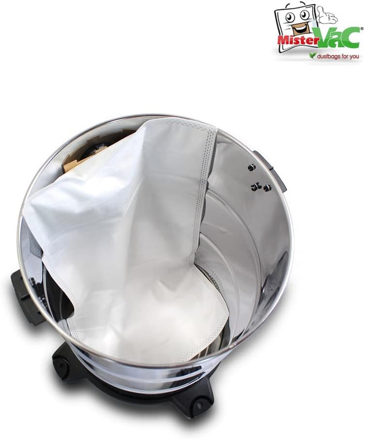 MisterVac | 10 Staubsaugerbeutel kompatibel mit KRAFTRONIC KT-NT 18 Nass/Trocken