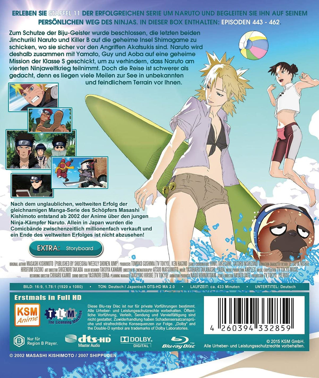Naruto Shippuden - Paradiesisches Bordleben (Staffel 11: Folge 443-462, UNCUT) [Blu-ray], Blu-ray