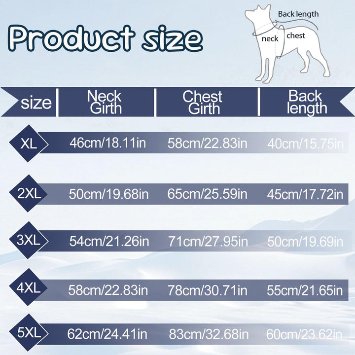 Hundemantel Grosse Hunde, XL - 5XL Wintermantel Hund Schnee Geeignet, Reflektierende, Wintermantel H