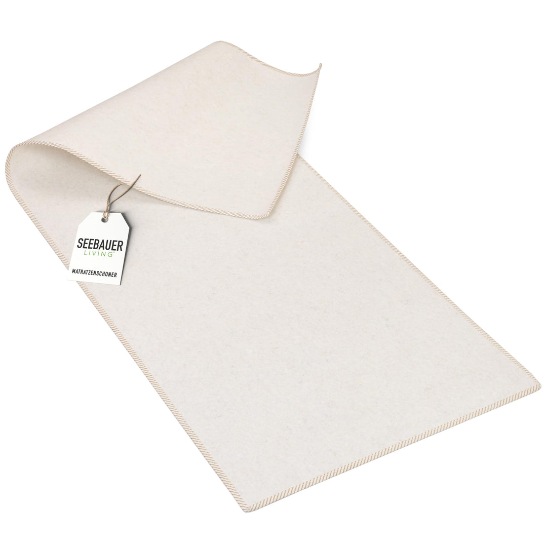 SEEBAUER Living Matratzenschoner Filzschoner für Lattenrost (80 x 220 cm) Matratzenunterlage Antirut