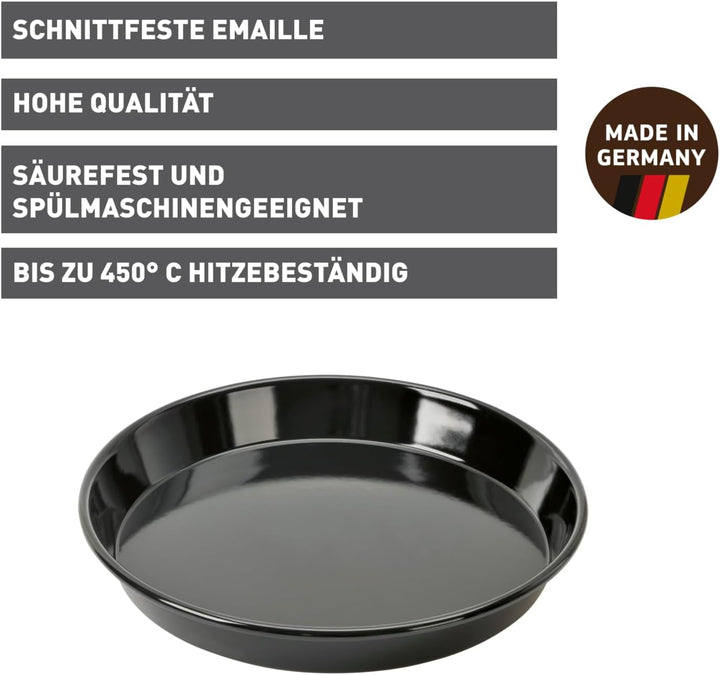 Original Kaiser Inspiration Pizzablech-Backblech rund 32 cm, Blech antihaftbeschichtet, schnittfeste