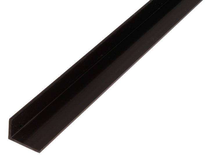 Alberts 479046 Winkelprofil | Kunststoff, schwarz | 1000 x 25 x 20 mm Schwarz 25 x 20 x 2 mm, Schwar