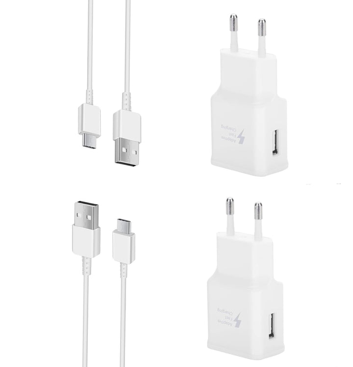 USB Ladegerät Schnellladegerät mit USB C Ladekabel 1,5m Für Samsung Galaxy S22 S21 S20 S10 S9 S8 A16