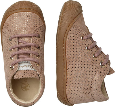 Naturino Lauflernschuhe aus Metallic 18 EU Altrosa, 18 EU Altrosa