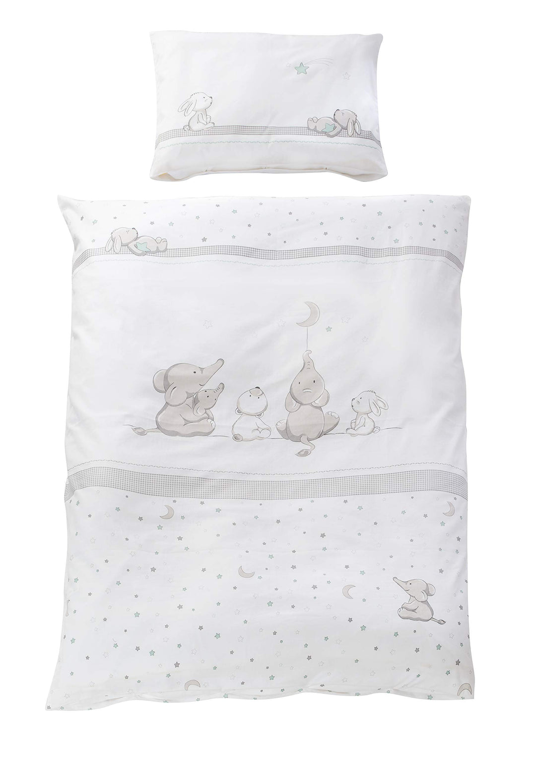roba Kinderbettwäsche 100 x 135 cm Sternenzauber - Bettwäsche Set für Mädchen & Jungen - Decken & Ki