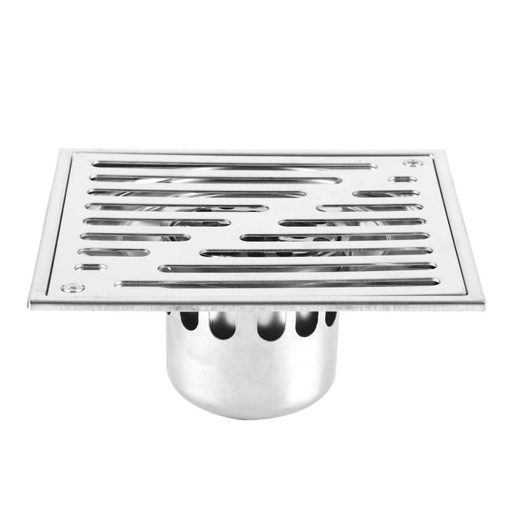 Tbest Edelstahl 150 X 150, Anti-Verstopfen Abflussgitter, Modern, Silber, Edelstahl-Sieb-Konstruktio