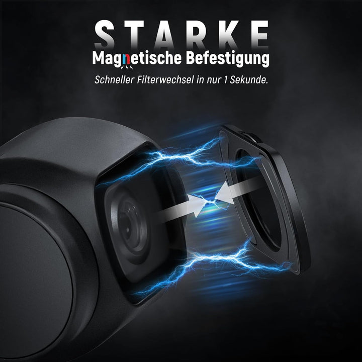 NEEWER Magnetisches ND/CPL Filterset kompatibel mit DJI OSMO Pocket 3, 6er Pack UV CPL ND16/PL ND32/