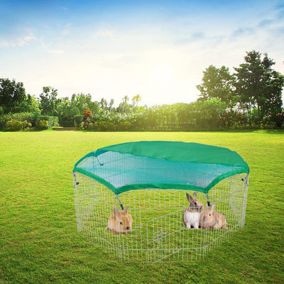 MaxxPet Kaninchenstall mit Parcours – Kaninchenstall – Kaninchenstall – Käfig für Kaninchen (80 x 75