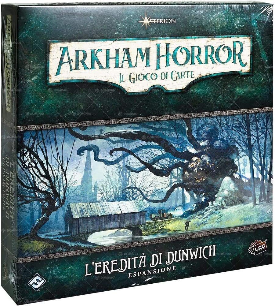 Asmodee - Arkham Horror Das Kartenspiel: Das Erbe von Dunwich - Erweiterung Kartenspiel, Italienisch
