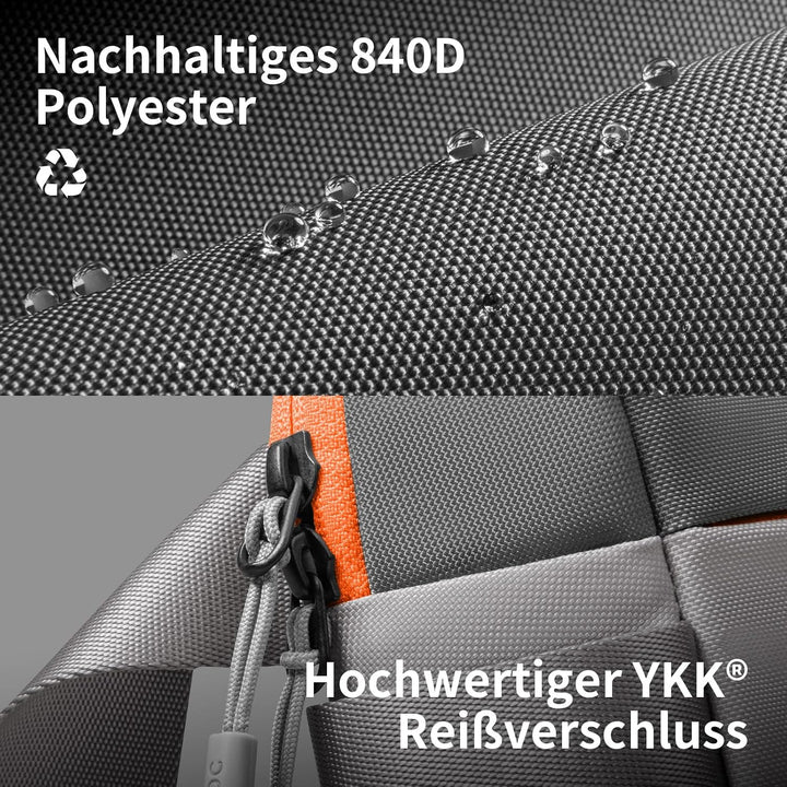 tomtoc Kompakt Sling Bag, 4L Minimalistisch Brusttasche Umhängetasche Schultertasche für Herren und