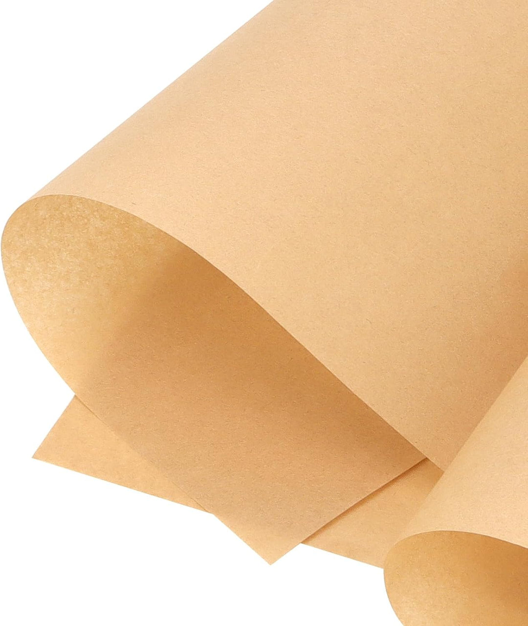 400 Blatt Backpapier Zuschnitte 30 x 20cm, Braun Pergament Papier Fettdicht Backpapier, Pergamentpap