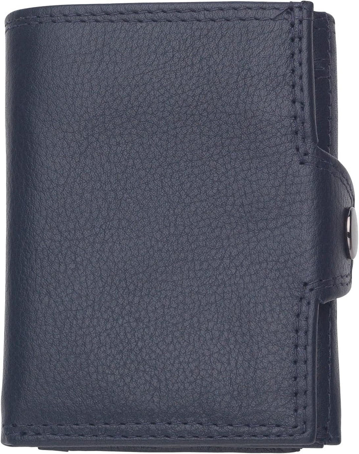 Josephine Osthoff Mini Geldbörse mit Münzfach, RFID Credit Card Holder Damen und Herren Slim Wallet