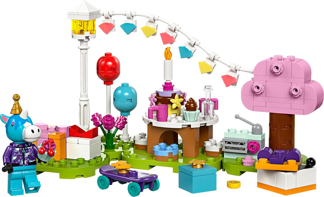 LEGO Animal Crossing Jimmys Geburtstagsparty, kreatives Spielzeug für Kinder, Tiere-Set mit Pferde-F