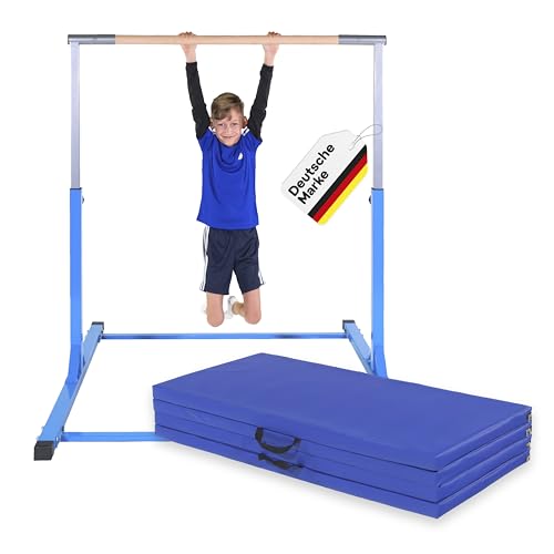 Müller & Blum Premium Turnreck für Kinder, höhenverstellbares Turngerät für Indoor & Outdoor, Turnst