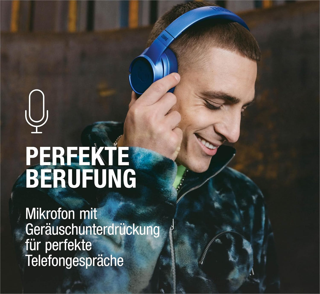 Fresh 'n Rebel Clam Core Bluetooth kopfhörer Over Ear mit ENC-Mikrofon (perfekte Anrufe), Kabellose