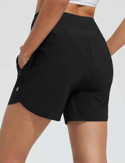 baleaf Damen Badeshorts Bauchkontrolle UPF50+ Badehose Schnell Trocknend Schwimmhose Hohe Taille Boa