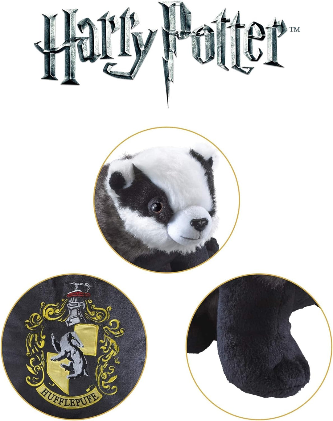 Die Edle Kollektion Plüsch Hufflepuff Haus-Maskottchen