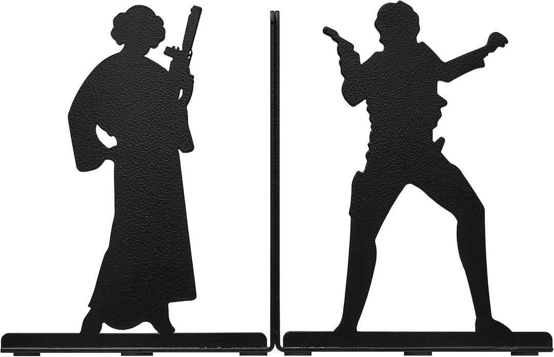 HeavenlyKraft Dekorative Buchstütze aus Metall, rutschfeste Buchstütze, Buchstopper für Zuhause/Büro