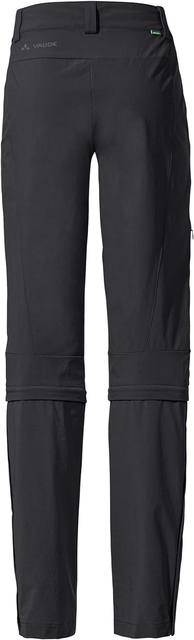 Vaude Damen Hose Women's Farley Stretch Capri T-Zip Pants Iii 42 Schwarz, 42 Schwarz