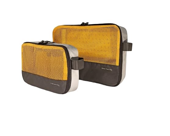 Rollink Koffer Organizer Set - 2-Packing Cubes, Premium-Mesh, Unisex, Shirt Compartment + Underware