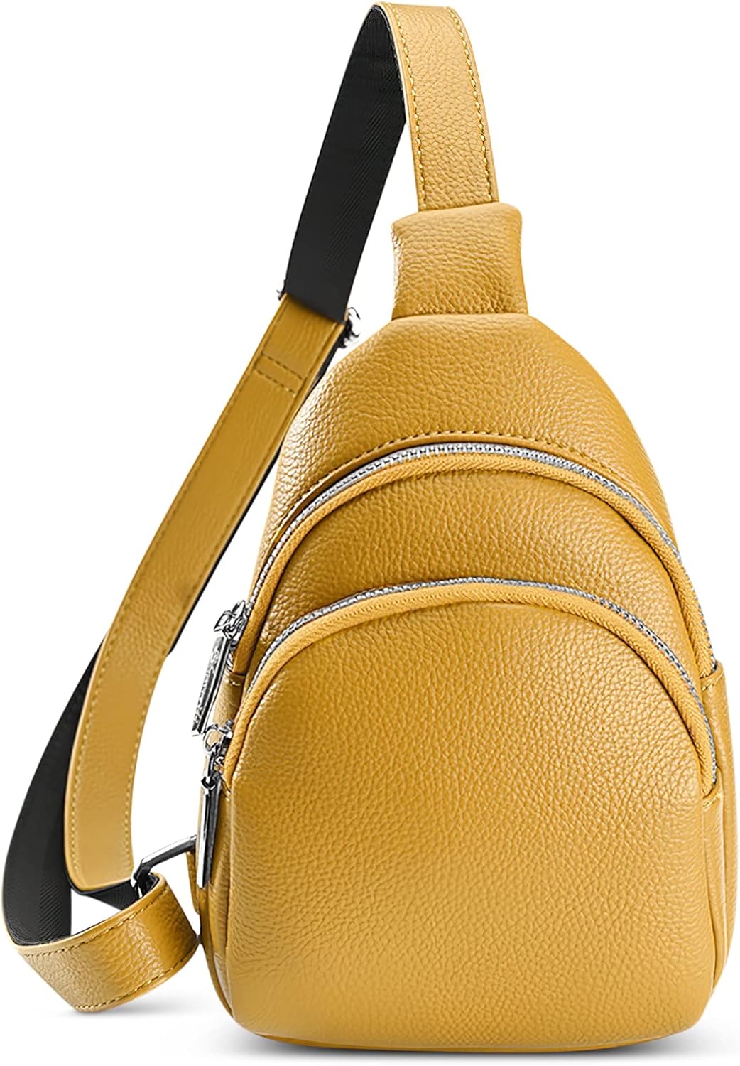 DIRRONA Damen Kleine Umhängetasche Mode Brusttasche lässig Damen Umhängetasche Wasserdicht Echtes Le