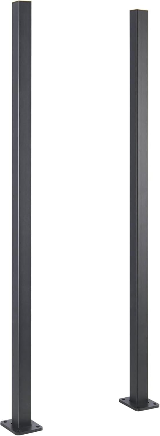 Haussmann Paketbriefkasten Box 390, XXL Breifkasten mit Ständer (Box + Ständer), Box + Ständer
