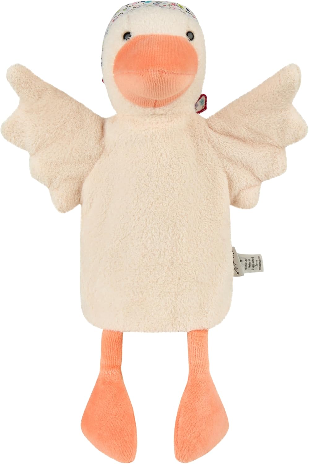 Sterntaler 36156 Handpuppe Gans, 35 x 22 x 11 cm, Weiss, Gans