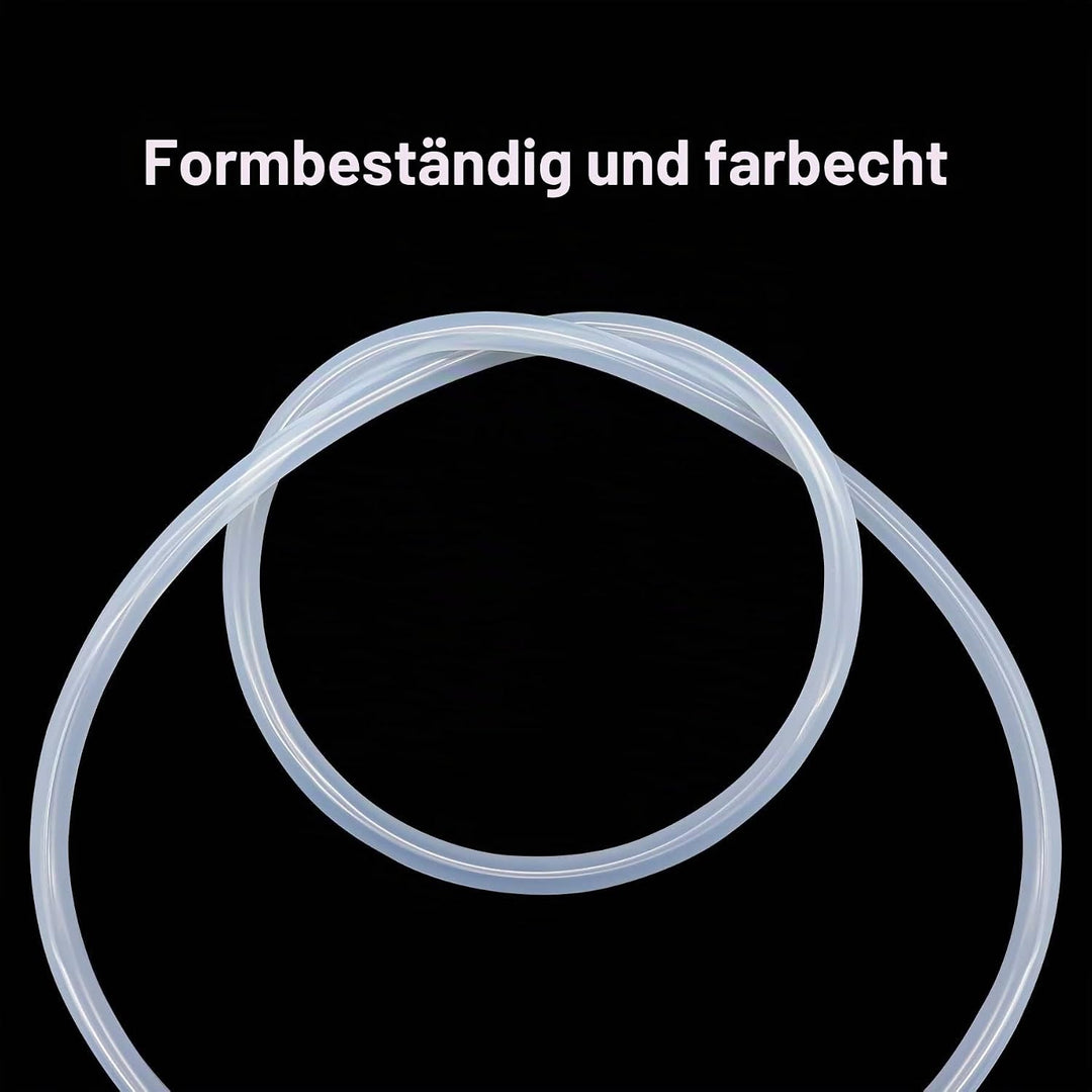Silikonschlauch, iMeistek Lebensmittelechter flexibler Silikonschlauch, 6mm ID x 8mm OD, Länge 8 Met