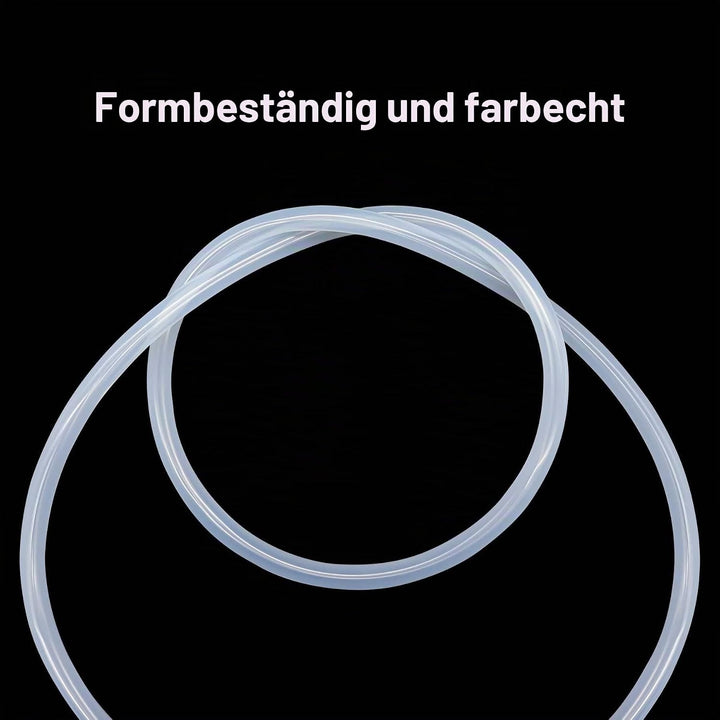 Silikonschlauch, iMeistek Lebensmittelechter flexibler Silikonschlauch, 6mm ID x 8mm OD, Länge 8 Met