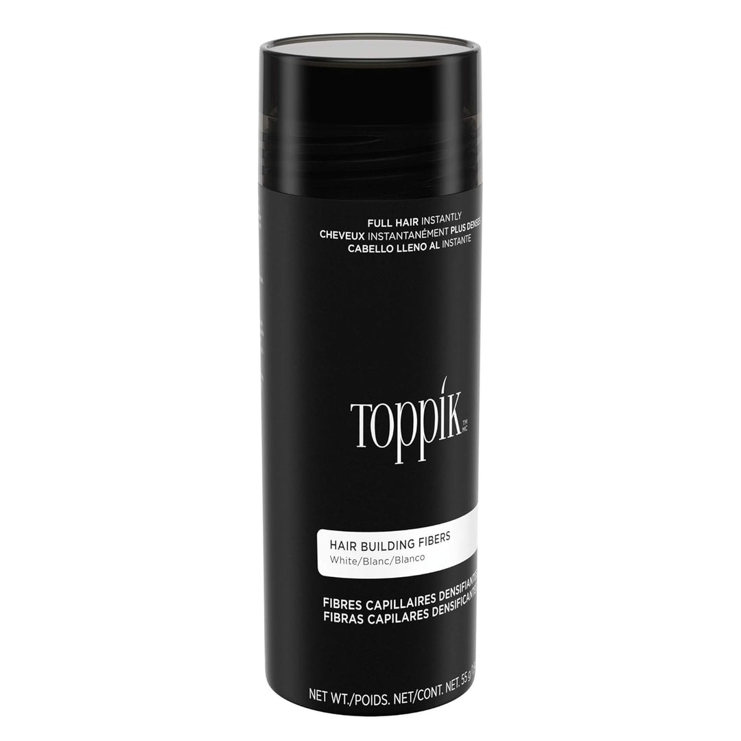 TOPPIK Hair Building Fibers white, 55 g Unparf miert 55 g (1er Pack), Unparf miert 55 g (1er Pack)