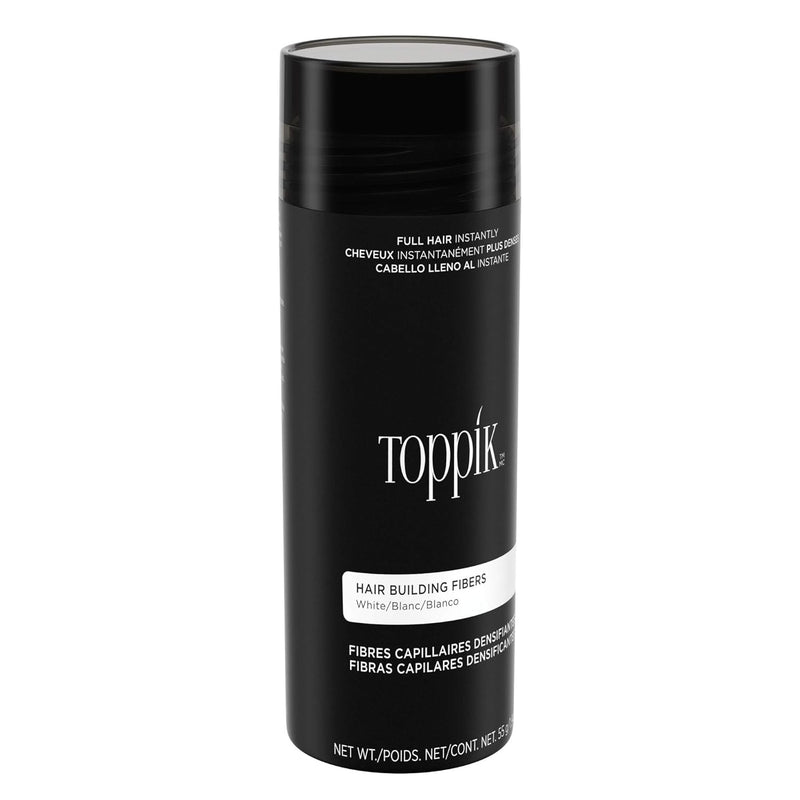 TOPPIK Hair Building Fibers white, 55 g Unparf miert 55 g (1er Pack), Unparf miert 55 g (1er Pack)