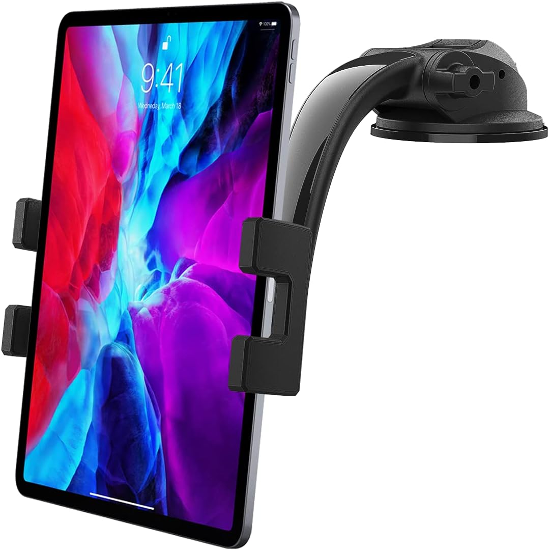 woleyi Autohalterung Tablet Armaturenbrett, Tablet & Handyhalter Auto Saugnapf mit Ultra Stabile für