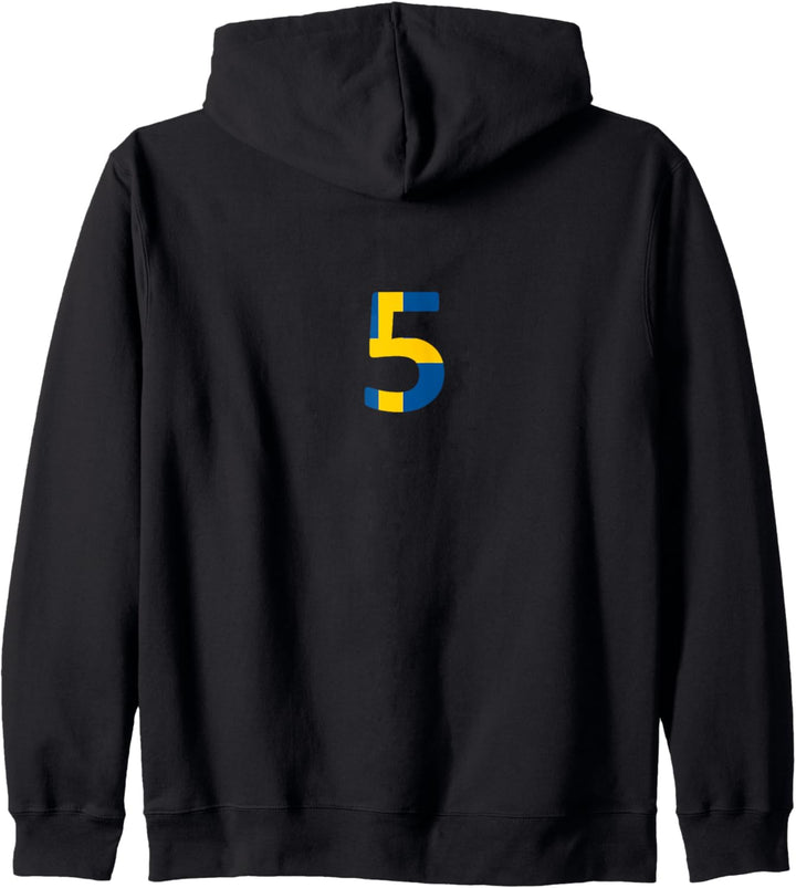 Flagge Schweden Kapuzenjacke