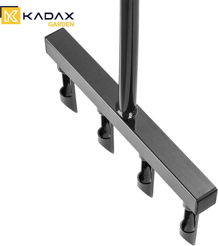 KADAX Hand Aerifizierer für Rasen, Rasenlüfter zum Belüften von Rasenflächen und Böden, Gartengerät,