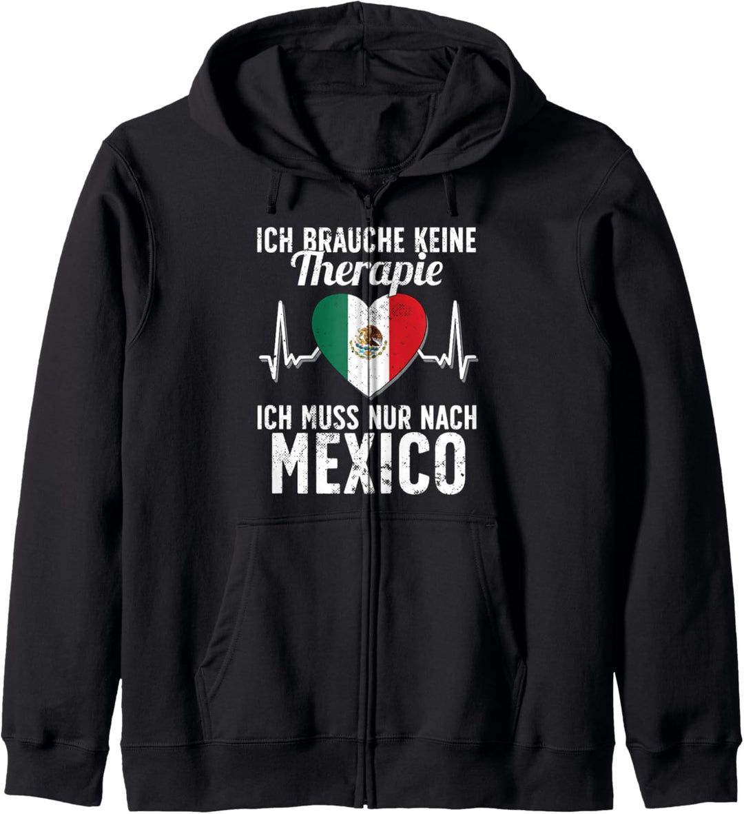 Mexikanische Flagge I Mexiko Urlaub I Mexiko Kapuzenjacke