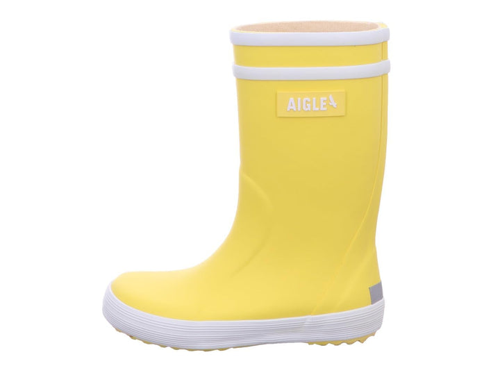Aigle Unisex Kinder Lolly Pop 2 Gummistiefel 28 EU Gelb Weiss, 28 EU Gelb Weiss