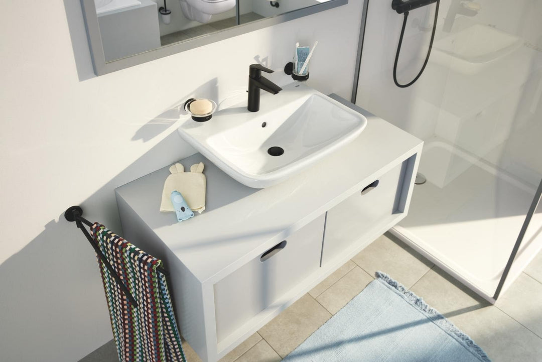 GROHE Start, Doppel-Handtuchhalter (für 2 grosse Handtücher, 44cm lang, schwenkbar, zum Bohren, inkl