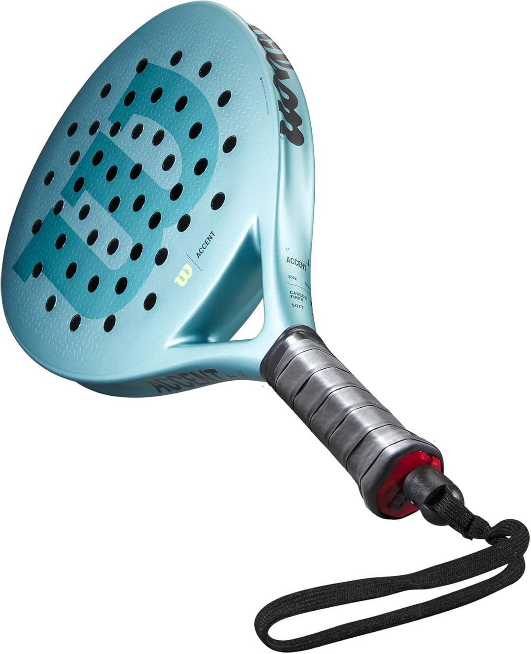 Wilson Padel-Schläger Accent LT, Carbonfaser/Eva, 350 g